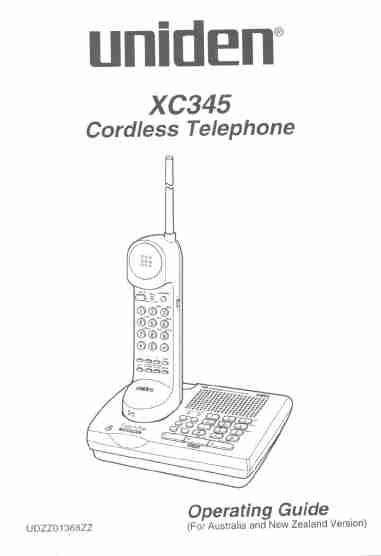 Uniden Cordless Telephone XC345-page_pdf